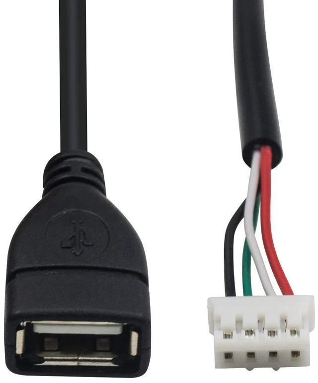 Alt view image 7 of 7 - 2 Pack USB to PH2.0 Cable, PH2.0 Female to USB 2.0 Female to 4 pin Data Cable ,1ft/30cm