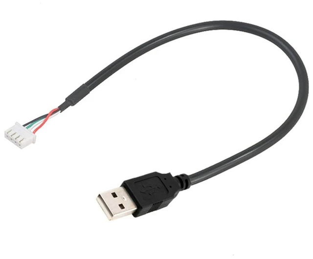 Alt view image 4 of 7 - 2 Pack USB A Male to XH2.54 4Pin Motherboard Connector Converting Cable ,1ft/30cm