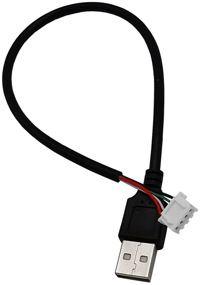 Alt view image 3 of 7 - 2 Pack USB A Male to XH2.54 4Pin Motherboard Connector Converting Cable ,1ft/30cm