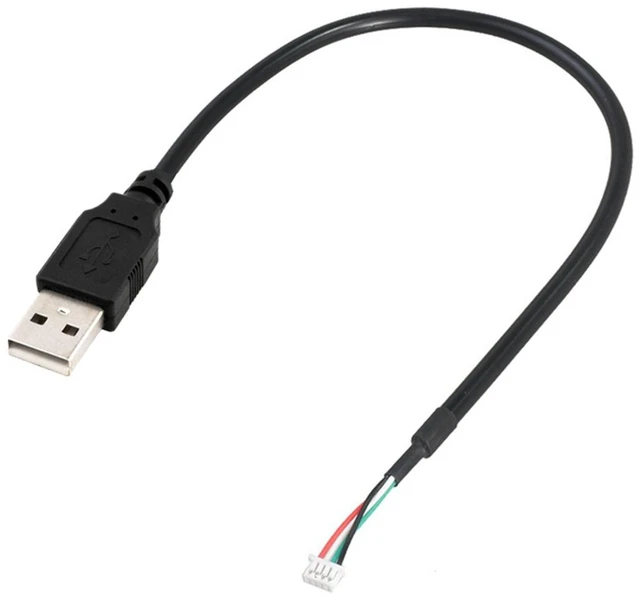Alt view image 2 of 7 - 2 Pack USB to 4P MX1.25 cable, 4P MX1.25 Female to USB 2.0 Male Cable USB to Dupont 4 pin Data Cable ,1.6ft/50cm