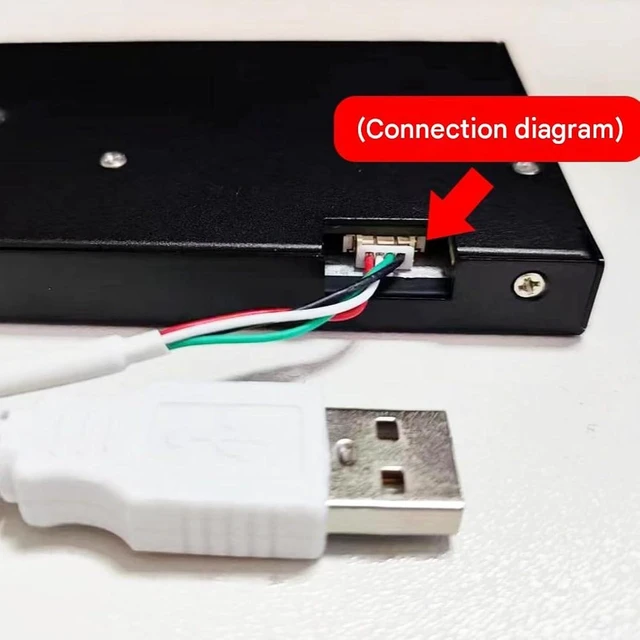 Alt view image 5 of 7 - 2 Pack USB to 4P MX1.25 cable, 4P MX1.25 Female to USB 2.0 Male Cable USB to Dupont 4 pin Data Cable ,1.6ft/50cm