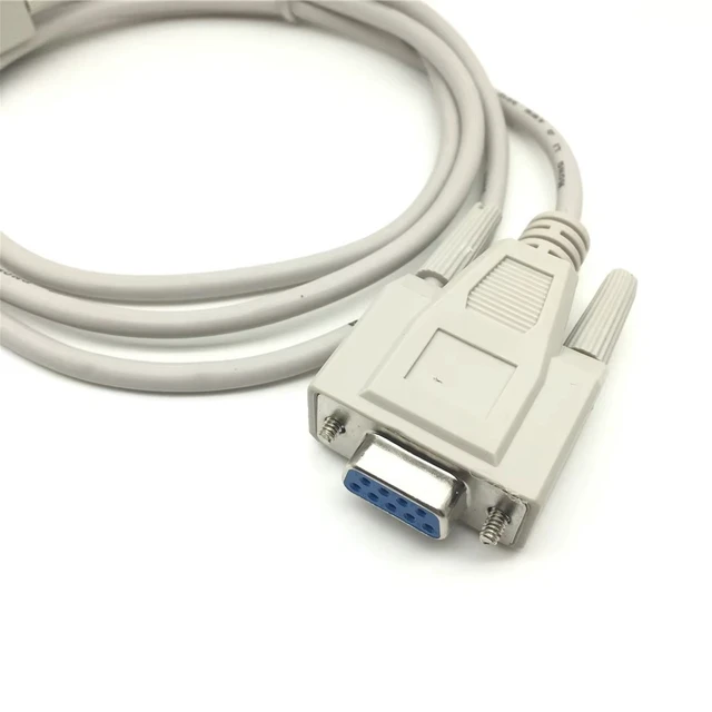 Alt view image 4 of 6 - RS232/DB9 Serial M/F Extension cable, DB9 Male to Female Straight Through wired Serial RS232 Cable/Cord/Wire, RS232 DB9 Male to female extention cable,5ft/1.5m