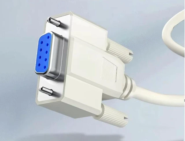 Alt view image 5 of 7 - RS232/DB9 Serial Extension cable, DB9 Female to Female Straight Through wired Serial RS232 Cable/Cord/Wire, RS232 DB9 Female to female extention cable, 5ft/1.5m Female to Female