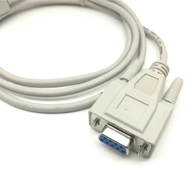 Alt view image 6 of 7 - RS232/DB9 Serial Extension cable, DB9 Female to Female Straight Through wired Serial RS232 Cable/Cord/Wire, RS232 DB9 Female to female extention cable, 5ft/1.5m Female to Female