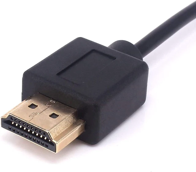 Alt view image 5 of 7 - 2-Pack USB to HDMI Cable, USB 2.0 Male to HDMI Male Charger Cord,HDMI Male A/V Adapter + USB 2.0 Power Supply Connector Cable ,1.6ft/ 50cm