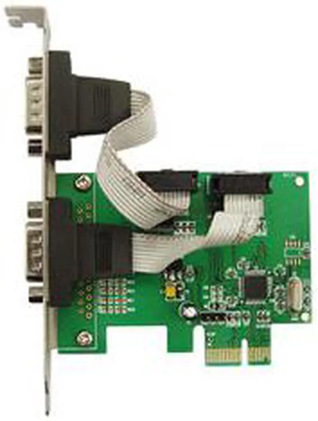 Alt view image 3 of 6 - IO Crest 2 Port Serial PCI-e 1.0 x 1 , PCI-E card 2 to serial COM port serial card DB9 RS232 serial communications expansion card