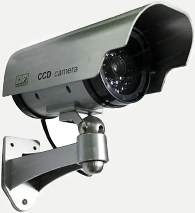 Alt view image 4 of 6 - TeKit Dummy outdoor solar security camera ,Solar Fake/DUMMY CAMERA 2200,Fake Dummy Security CCTV Dome Camera With Realistic Look Recording Red LED Light Indoor And Outdoor Use, For Homes & Business
