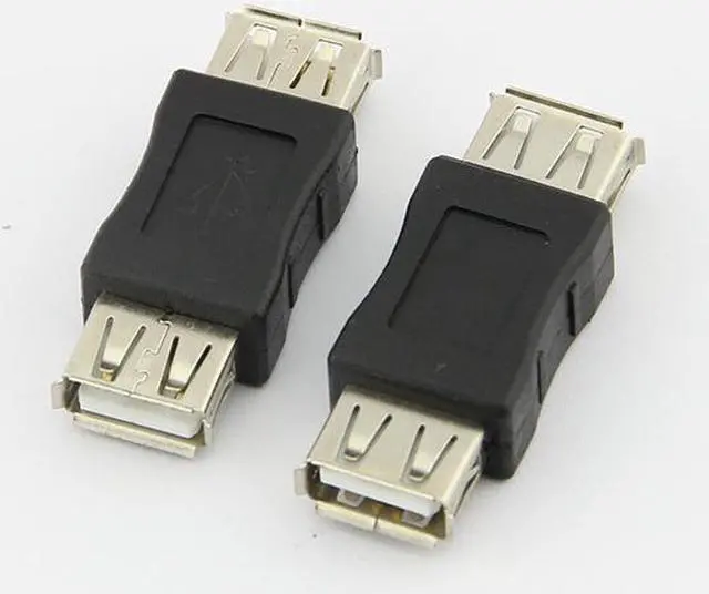 Alt view image 4 of 4 - USB 2.0 A Female to A Female Coupler Converter Adapter for USB Cable, USB A Female to USB A Female F/F converter adapter connector