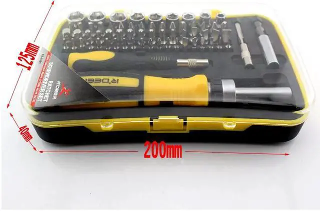 Alt view image 7 of 7 - Tekit NTRC100213W 65 Piece Professional Computer Tool Kit
