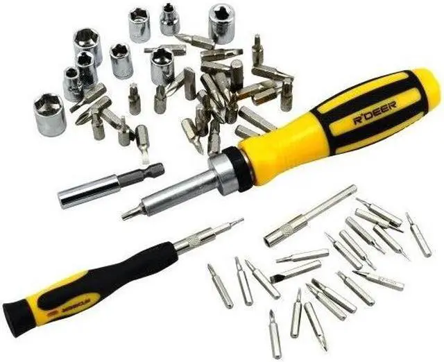 Alt view image 6 of 7 - Tekit NTRC100213W 65 Piece Professional Computer Tool Kit