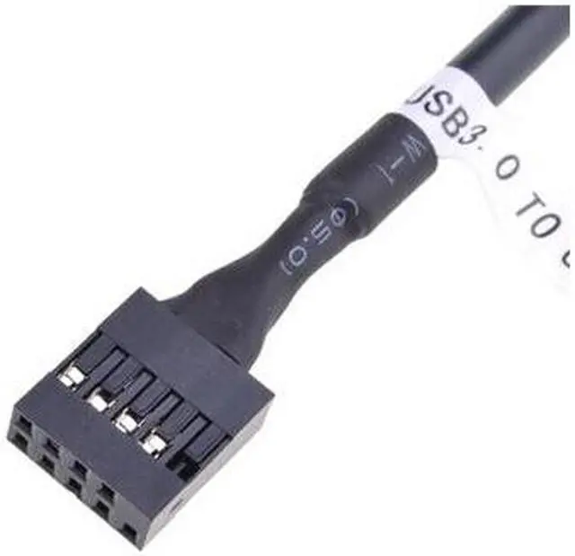 Alt view image 3 of 4 - USB3.0  19Pin/20 pin Male to Front Panel towards to USB 2.0 to Motherboard Header Box 9Pin /10pin Female Adapter Converter Joiner Housing Cable