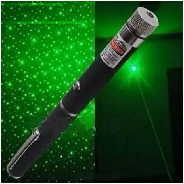 Alt view image 2 of 4 - 5mW Lazer Powerful Green Laser Pointer Pen Beam Light High Power 532nm High Quality