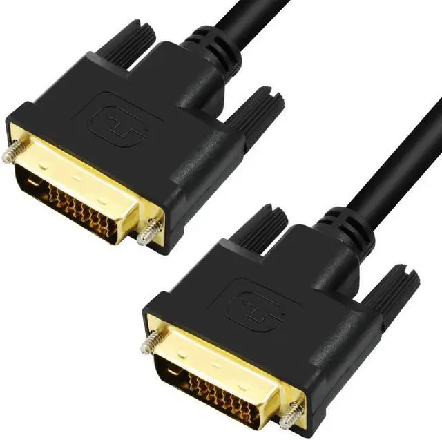 Main image of 100% High Quality 32.8ft/10m DVI Cable DVI (24+1) Plug To DVI (24+1) Plug Male to Male 24k gold-plated connectors AV Cable For Computers