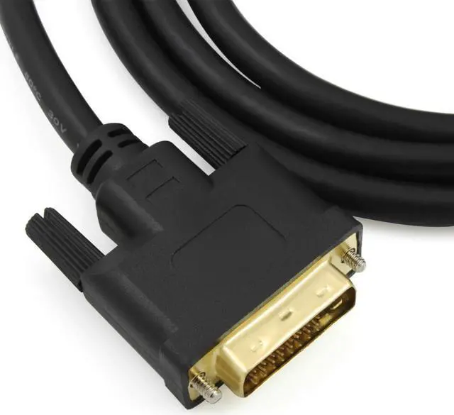 Alt view image 2 of 7 - 100% High Quality 32.8ft/10m DVI Cable DVI (24+1) Plug To DVI (24+1) Plug Male to Male 24k gold-plated connectors AV Cable For Computers