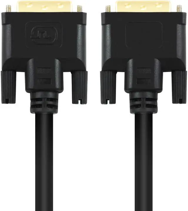 Alt view image 5 of 7 - 100% High Quality 32.8ft/10m DVI Cable DVI (24+1) Plug To DVI (24+1) Plug Male to Male 24k gold-plated connectors AV Cable For Computers