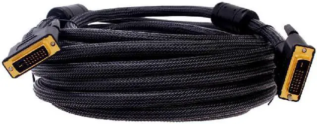 Alt view image 4 of 7 - DTECH DVI-D (24+1) Male to DVI-D (24+1) Male Digital Dual Link extension Cable (DT-1010 32ft/10m),DVI M to M dual link extension cable