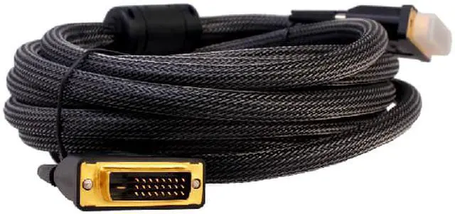 Alt view image 3 of 7 - DTECH DVI-D (24+1) Male to DVI-D (24+1) Male Digital Dual Link extension Cable (DT-1010 32ft/10m),DVI M to M dual link extension cable