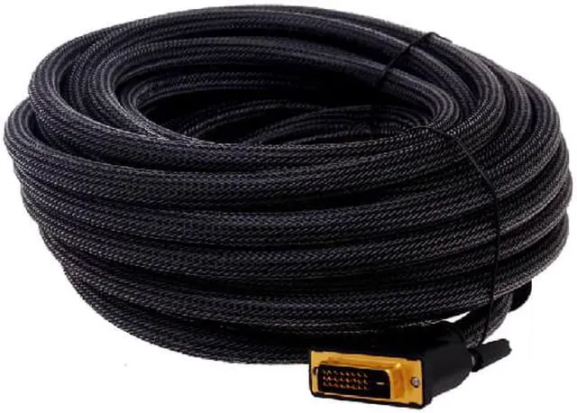 Alt view image 2 of 7 - DTECH DVI-D (24+1) Male to DVI-D (24+1) Male Digital Dual Link extension Cable (DT-1010 32ft/10m),DVI M to M dual link extension cable