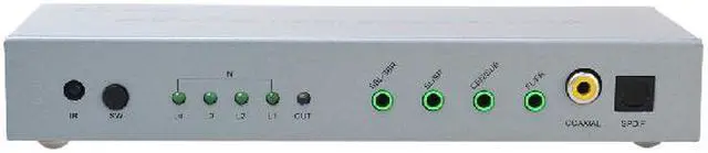 Alt view image 2 of 6 - DTECH DT-7041 4 in 1 out HDMI Splitter 4Kx2K and high-definition 7.1 channel output switching support w/ 3D HDCP 1080P Support with IR Remote