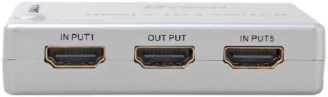 Alt view image 4 of 7 - DTECH DT-7021 5-to-1 HDMI Video Switch with Remote Control,5-Port HDMI Switcher Selector Splitter +Remote; Switch 5 HD devices to 1 HDTV