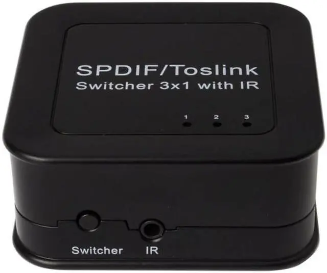 Main image of SPDIF/TosLink Digital Optical Audio 3x1 Switchers 5.1 audio switcher audio power amplifier(AIS ADSW0301M1)