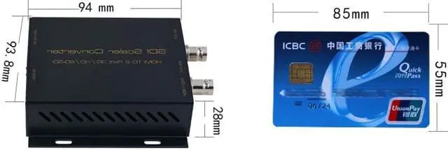 Alt view image 7 of 7 - HDMI to SDI converter,SDI scaler converter,HDMI to 2-port 3G/HD/SD-SDI(AIS HDCN0024M1)
