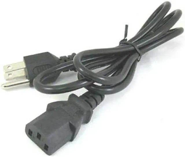 Alt view image 2 of 2 - (2 Pack)    US Style Universal 3 Prong Power Cord Cable for Desktop, Printers, Monitors  ,NEMA 5-15P to IEC320  C13 Power cord cable 5ft/1.5m
