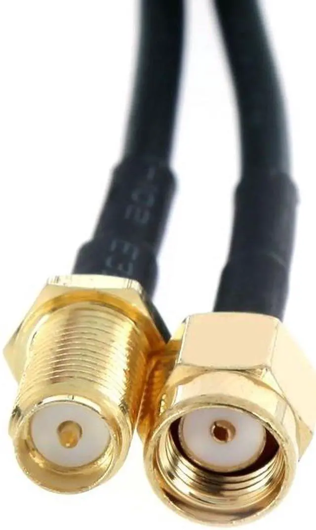Alt view image 2 of 2 - 9.84ft/3M Antenna RP-SMA Extension Cable WiFi Wi-Fi Router,RP-SMA WiFi Gain Antenna Extension Cable Wireless Router Card