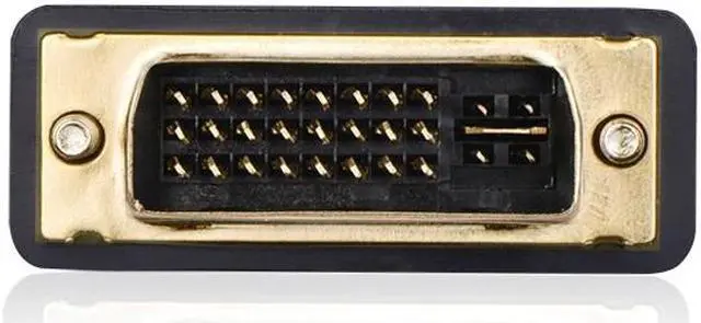 Alt view image 4 of 7 - Ugreen DVI-I 24+5 Male to VGA HD15 Female Adapter Gold Plated for Gaming, DVD, Laptop, HDTV and Projector (Black) 20122