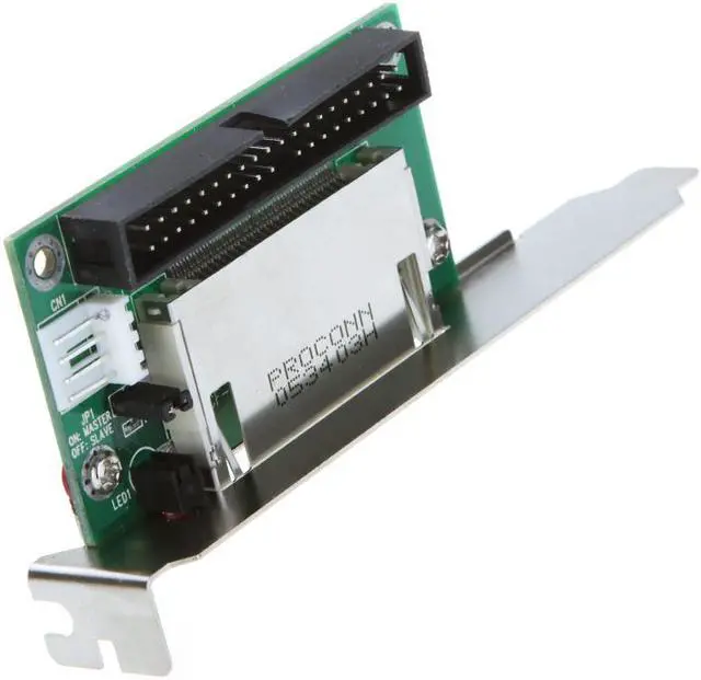 Alt view image 4 of 4 - 40Pin ATA IDE to Compact Flash CF Adapter Converter with PCI Bracket Back Panel,40 Pin CF To IDE Compact Flash Card Adapter Bootable