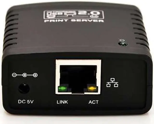Alt view image 6 of 7 - TeKit USB 2.0 Network LPR Print Server Printer Share Hub Palm Size with Wireless ,Allows multiple computers to share one USB printer on the network(NOT support Windows 8 and above)