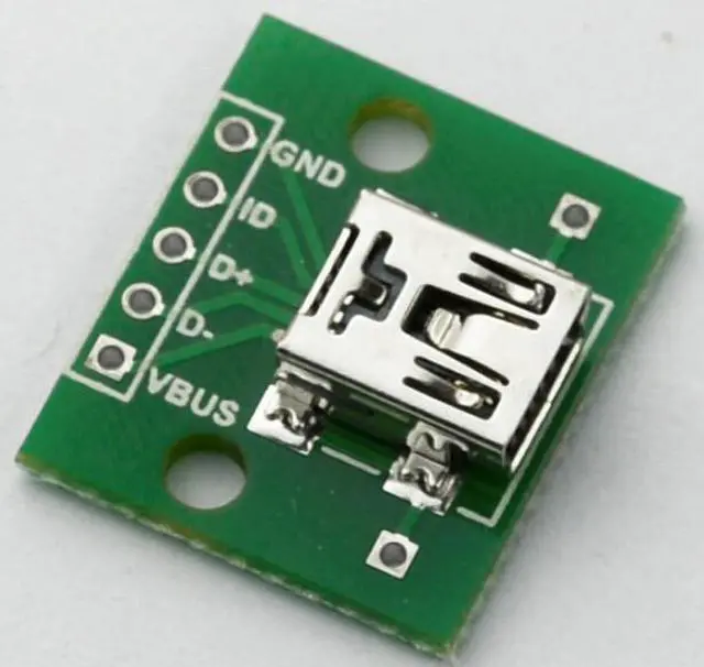 Alt view image 4 of 4 - 2PCS/LOT Mini USB to DIP Adapter Converter for 2.54mm PCB Board DIY Power Supply