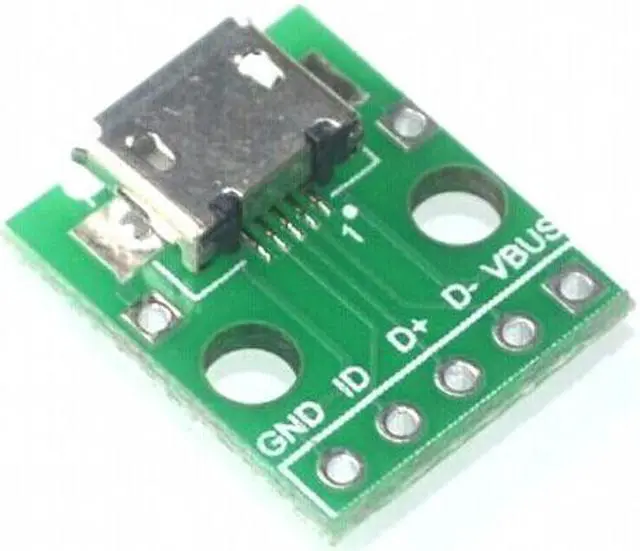 Alt view image 2 of 4 - 2PCS/LOT Mini USB to DIP Adapter Converter for 2.54mm PCB Board DIY Power Supply