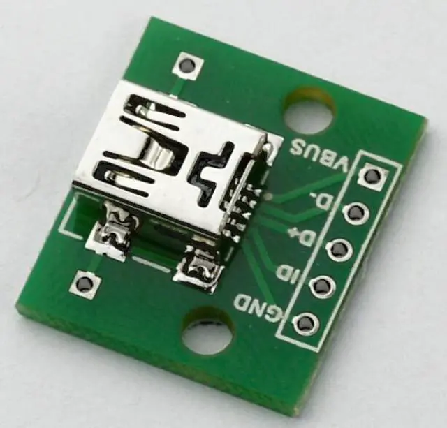 Alt view image 3 of 4 - 2PCS/LOT Mini USB to DIP Adapter Converter for 2.54mm PCB Board DIY Power Supply