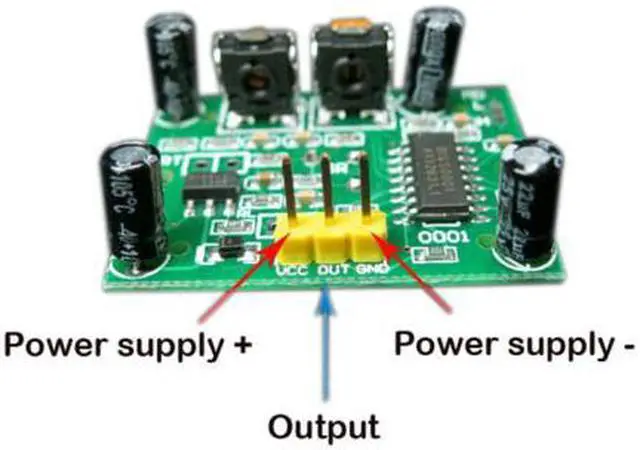 Alt view image 7 of 7 - HC-SR501 Adjust IR Pyroelectric Infrared PIR Motion Sensor Detector Module HCSR501