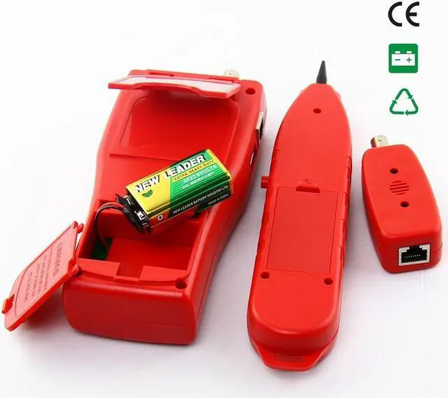 Alt view image 6 of 7 - Multipurpose Network Ethernet LAN Phone Cable Tester Scanner RJ45 RJ11 Cat-5 , LCD Display Telephone Network Ethernet LAN Phone Tester Multipurpose Cable Wire Tracker Length Scanner NF308