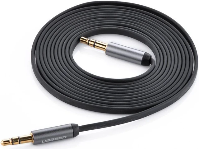 Alt view image 7 of 7 - 3.5mm male to male audio AUX extension cable, 3.5mm Auxiliary Audio Flat Design Cable Compatible for iPhone, iPad or Smartphones, Tablets, Media Players,0.5m/1.64ft 10723