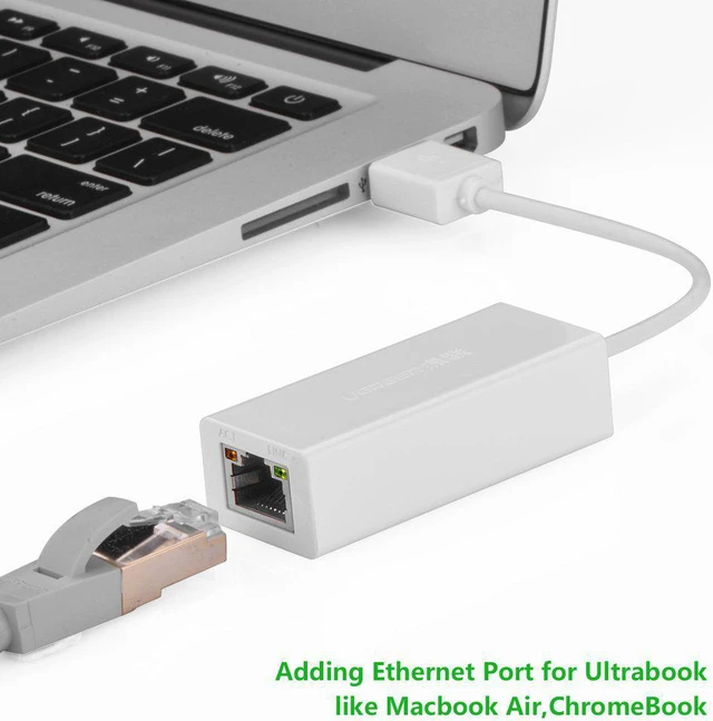 Alt view image 4 of 7 - USB 2.0 to 10/100 Fast Ethernet Lan Wired Network Adapter for Macbook, Chromebook, Windows 10, 8.1 and Earlier, Mac OS X 10.11,Surface Pro, Wii, Wii U, Linux ASIX AX88772 Chipset (White)20253