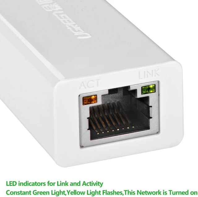 Alt view image 7 of 7 - USB 2.0 to 10/100 Fast Ethernet Lan Wired Network Adapter for Macbook, Chromebook, Windows 10, 8.1 and Earlier, Mac OS X 10.11,Surface Pro, Wii, Wii U, Linux ASIX AX88772 Chipset (White)20253