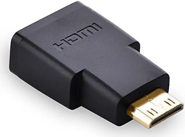 Alt view image 2 of 5 - Mini HDMI Male (Type C) to HDMI Female Adapter Gold Plated for Camcorder, Camera, or Tablet, HDMI Female to Mini HDMI Male (Type C) Converter Connecter adapter 20101