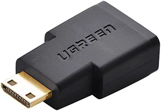 Alt view image 3 of 5 - Mini HDMI Male (Type C) to HDMI Female Adapter Gold Plated for Camcorder, Camera, or Tablet, HDMI Female to Mini HDMI Male (Type C) Converter Connecter adapter 20101