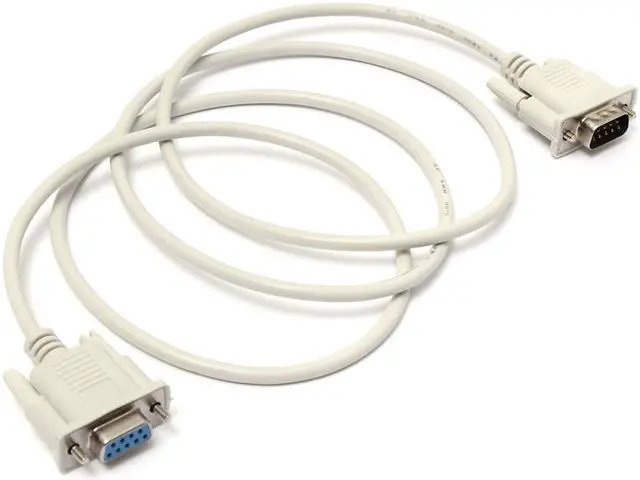 Alt view image 2 of 7 - Serial RS232 9-Pin Male To Female DB9 9-Pin PC Converter Extension Cable
