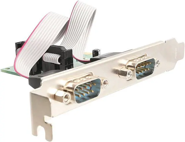 Alt view image 2 of 6 - IO Crest 2 Port Serial PCI-e 1.0 x 1 , PCI-E card 2 to serial COM port serial card DB9 RS232 serial communications expansion card