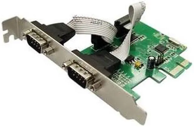 Alt view image 4 of 6 - IO Crest 2 Port Serial PCI-e 1.0 x 1 , PCI-E card 2 to serial COM port serial card DB9 RS232 serial communications expansion card