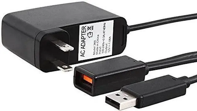 Alt view image 6 of 6 - USB AC Power Adapter Supply Cable Compatible With Microsoft Xbox 360 Kinect Sensor