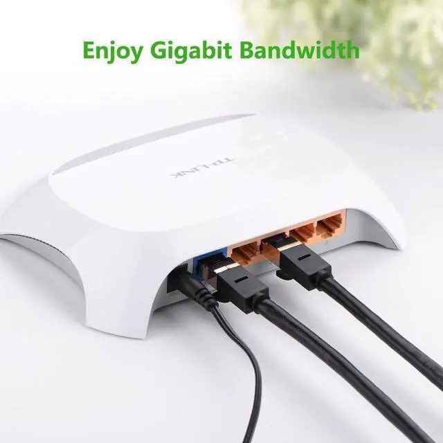Alt view image 4 of 6 - 49ft/15m Ethernet Cable Cat7 Networking Cord Patch Cable RJ45 10 Gigabit 600Mhz Lan Wire Cable STP for Modem, Router, PC, Mac, Laptop, PS2, PS3, PS4, XBox, and XBox 360