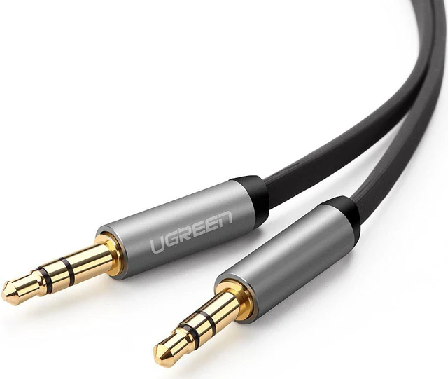 Alt view image 2 of 7 - 3.5mm male to male audio AUX extension cable, 3.5mm Auxiliary Audio Flat Design Cable Compatible for iPhone, iPad or Smartphones, Tablets, Media Players,0.5m/1.64ft 10723