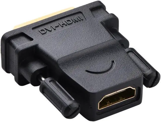 Alt view image 2 of 5 - UGREEN HDMI to DVI Converter adapter, High Speed HDMI Female to DVI 24+1 DVI-D Male Adapter Gold Plated Support 1080P for HDTV, Plasma, DVD and Projector ,Fully compatible with all HDTV formats.