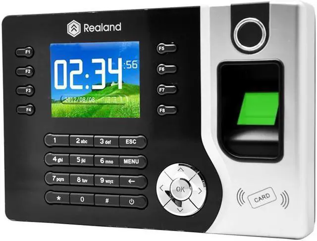 Alt view image 2 of 7 - Realand Biometric Fingerprint Attendance Time Clock + Id Card Reader + Tcp/ip + Usb NEW