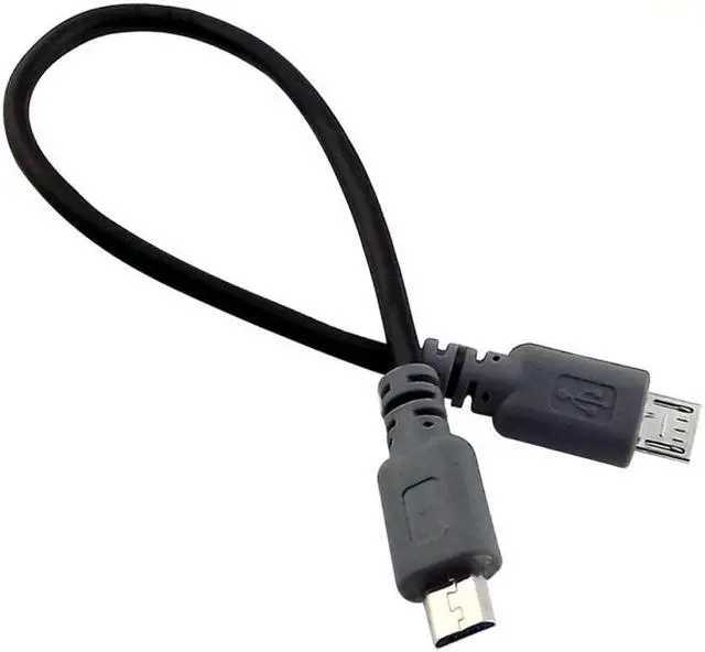 Alt view image 5 of 7 - Micro USB M/M Short Extension cord,Micro USB Type B Male To Micro B Male 5Pin Converter OTG Adapter Lead Data Cable,Micro-USB M to Micro-USB M Short extension cable,1ft/30cm